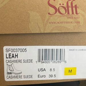 Sofft Leah Cashmere Suede Booties